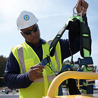 field supervisor on a construction site 