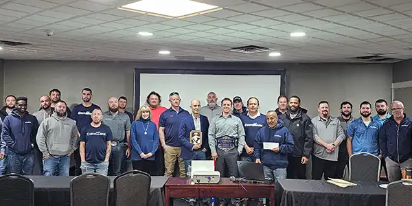 Team photo of CentiMark’s commercial roofing team in Kalamazoo, MI